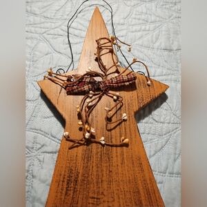 Rustic Brown Star Farmhouse Wall Decor